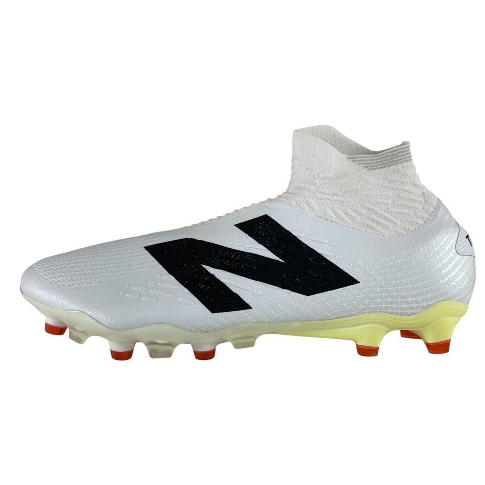 New Balance Tekela Pro FG v4+ Men's White Laceless Wide 2E Soccer Cleats ST1FW45